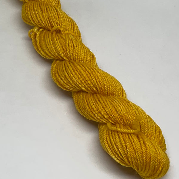 Single Pineapple Sauce Mini Skein for Toes and Heels Approx. 92 yards