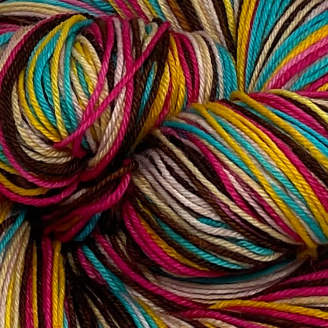 Bitches Brew Six Stripe Self Striping Yarn