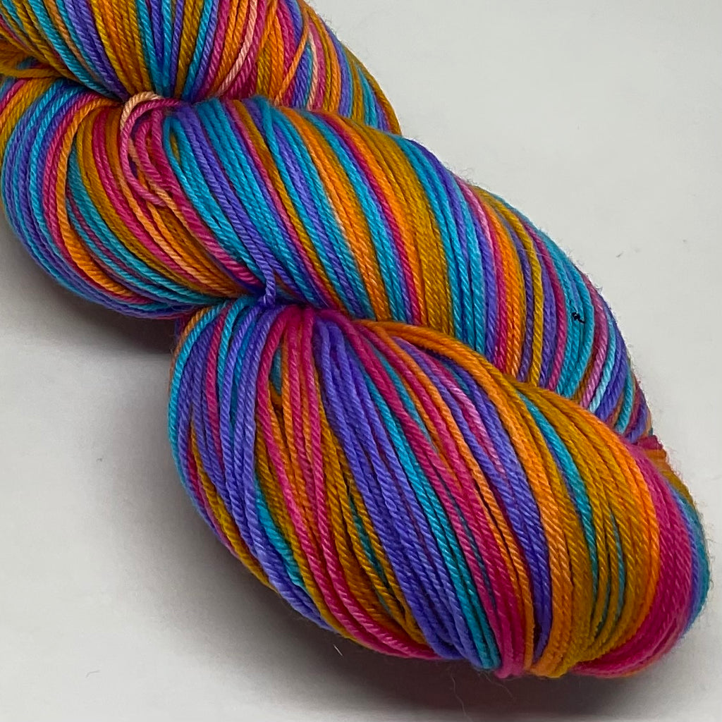 Futuristic Space Forest Five Stripe Self Striping Yarn