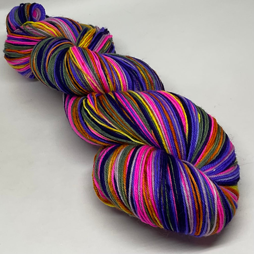 Smoke on the Water Six Stripe Self Striping Yarn
