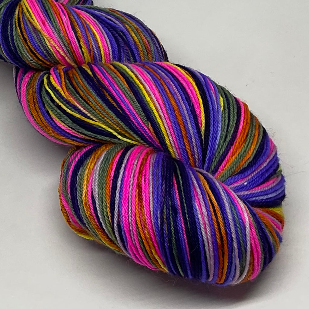 Smoke on the Water Six Stripe Self Striping Yarn