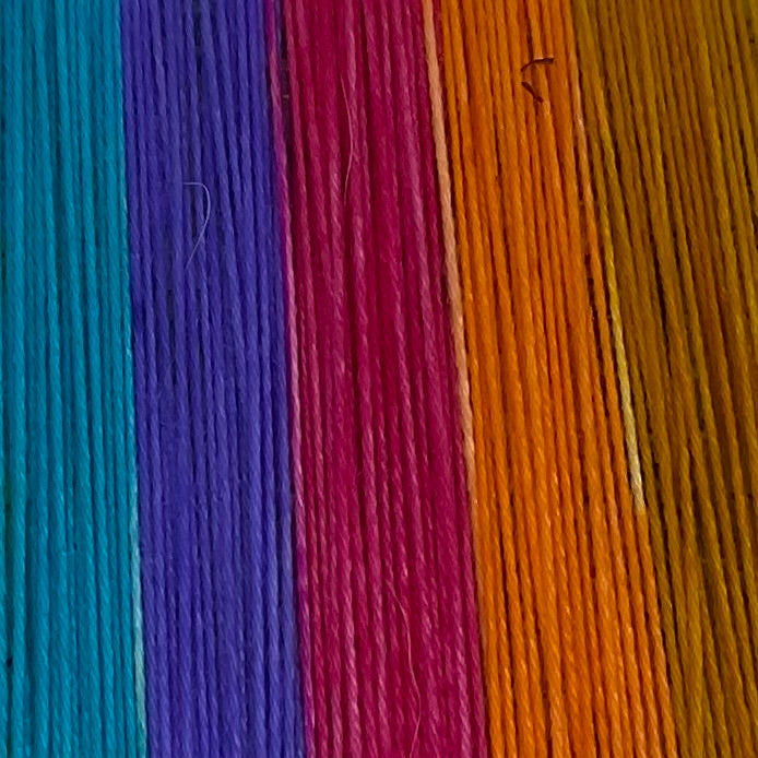 Futuristic Space Forest Five Stripe Self Striping Yarn