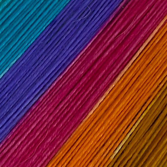 Futuristic Space Forest Five Stripe Self Striping Yarn