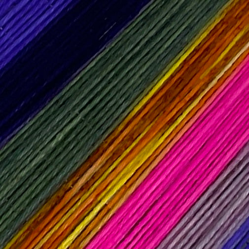 Smoke on the Water Six Stripe Self Striping Yarn