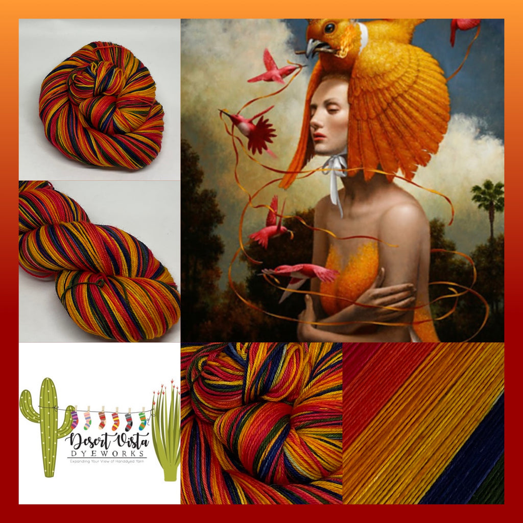Ribbons by Steven Kenny Six Stripe Self Striping Yarn
