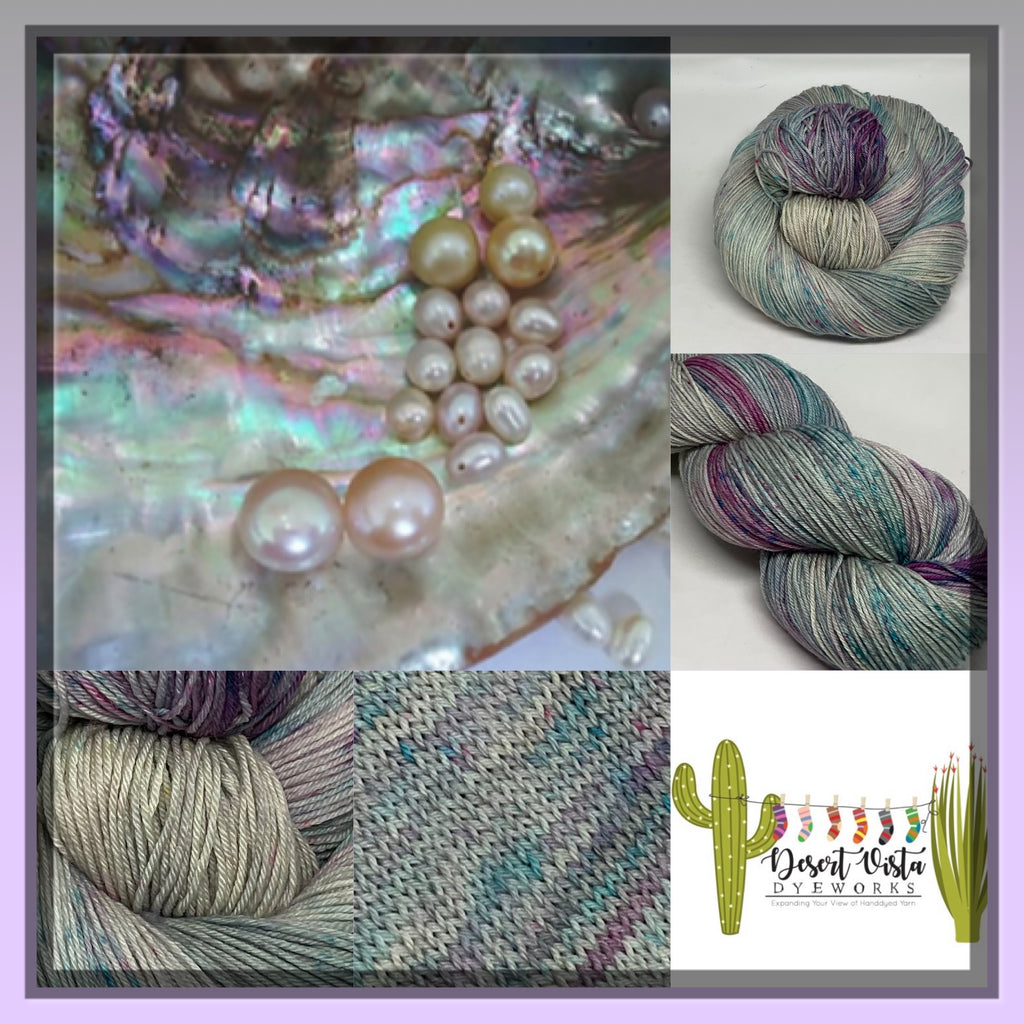 Abalone & Pearls Variegated Sock Yarn