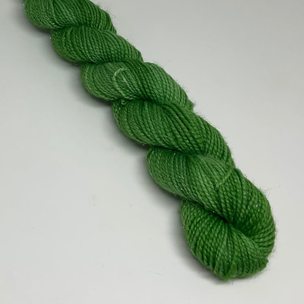 Single Kiwi Mini Skein for Toes and Heels Approx. 92 yards