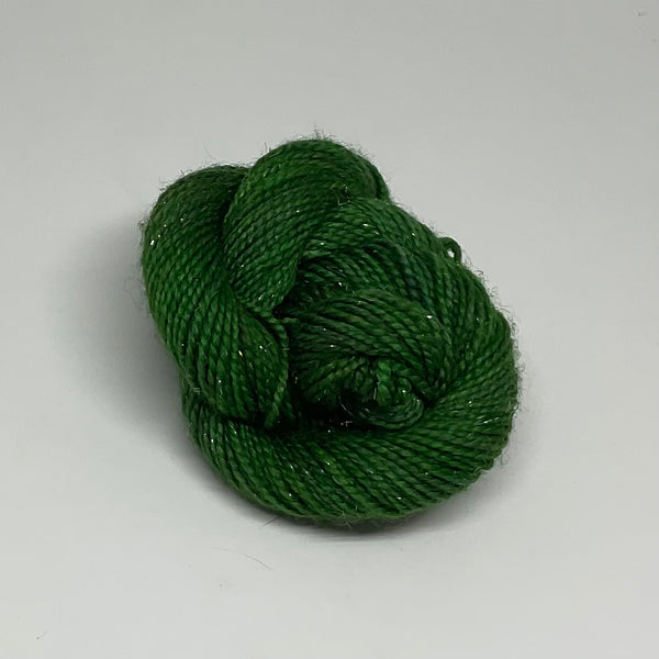 Single Dark Green Mini Skein for Toes and Heels Approx. 92 yards