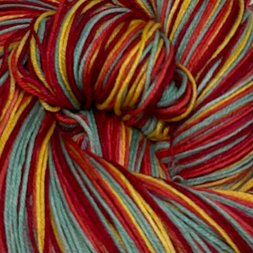 Malala Four Stripe Self Striping Yarn