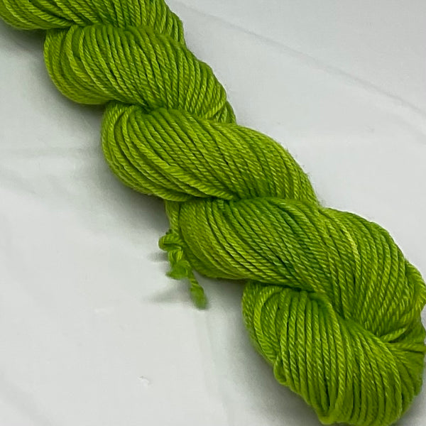 Spring Green Mini Skein for Toes and Heels Approx. 92 yards