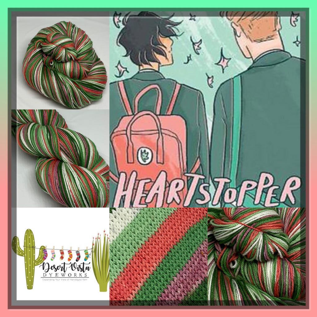 Heartstopper Six Stripe Self Striping Yarn