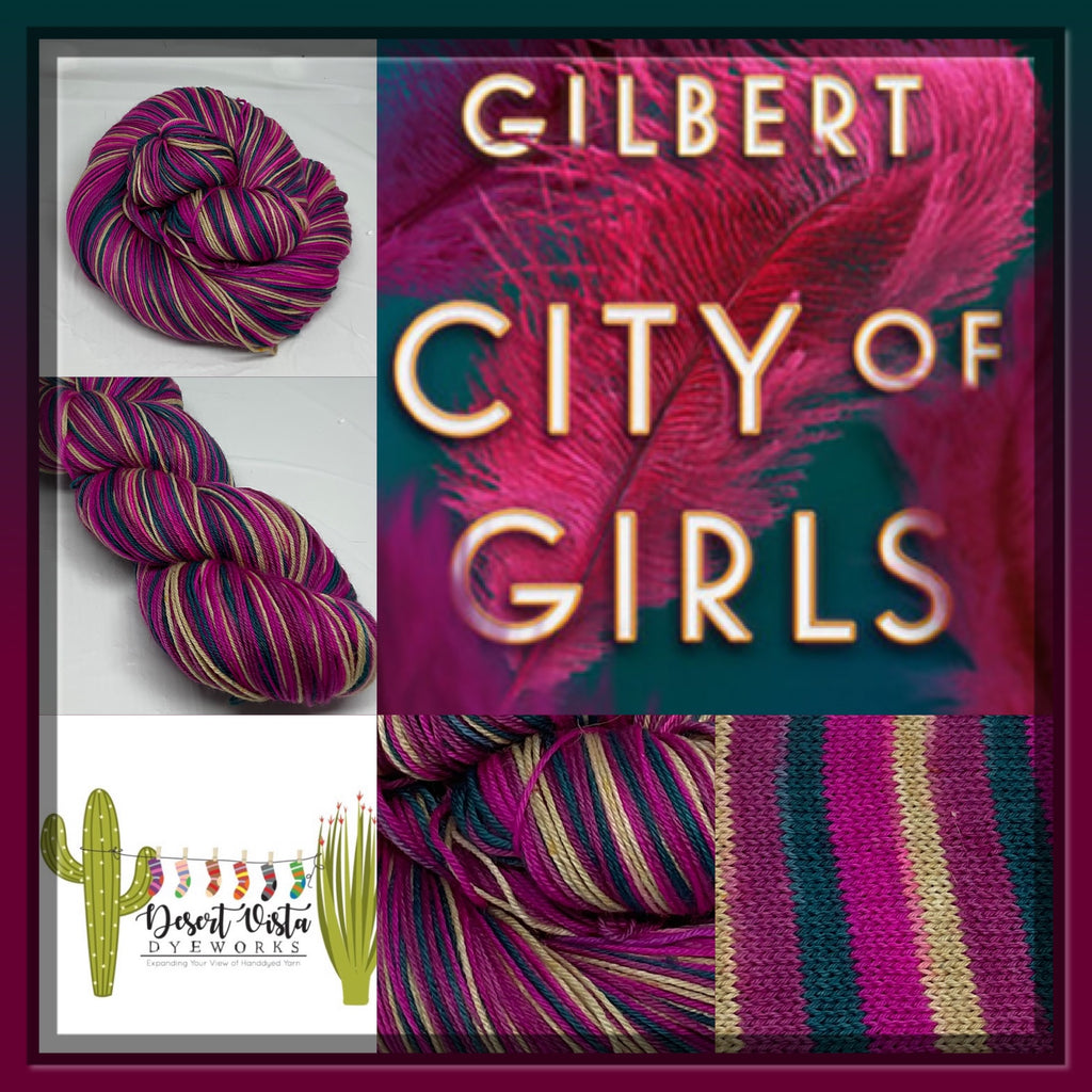 City of Girls Four Stripe Self Striping Yarn