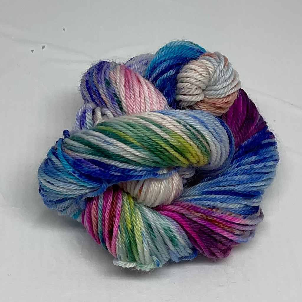 Single I’m Speaking Speckled Mini Skein for Toes and Heels Approx. 92 yards