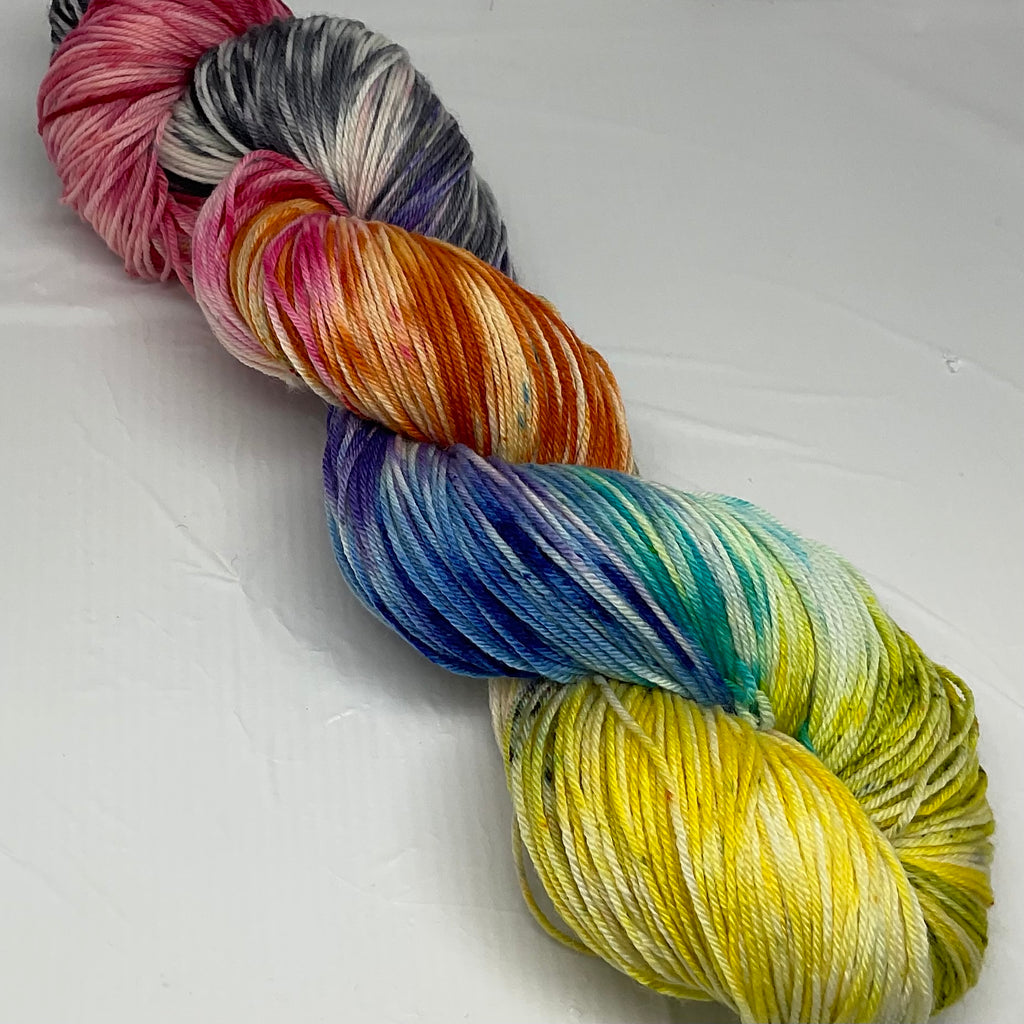 Rainbow Pantsuits Speckled Variegated Yarn