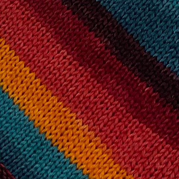 Stranger Things 5 Inspired Six Stripe Self Striping Yarn