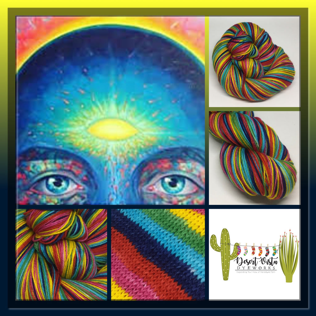 Psychic Six Stripe Self Striping Yarn