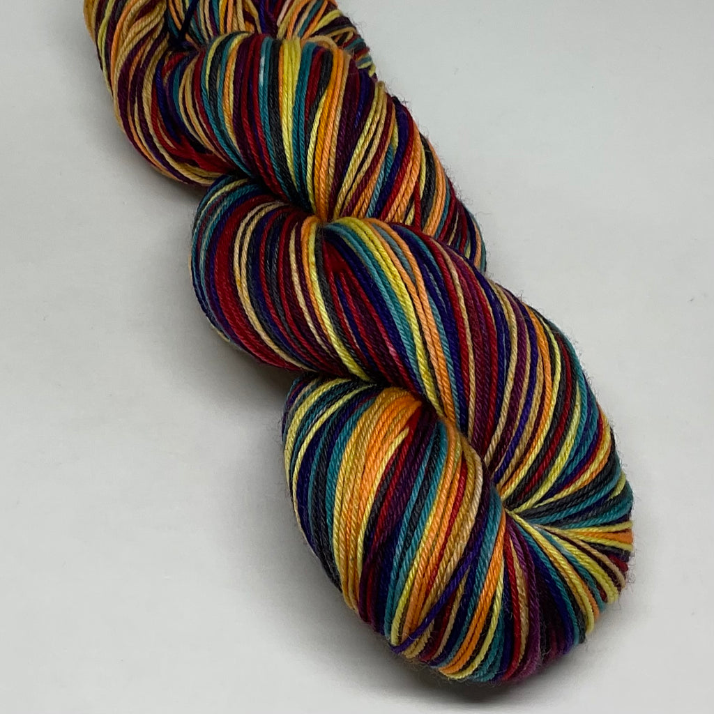 Stained Glass Eight Stripe Self Striping Yarn