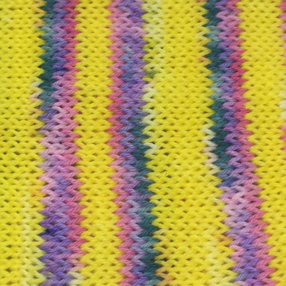 Calm Down Four Stripe Self Striping Yarn