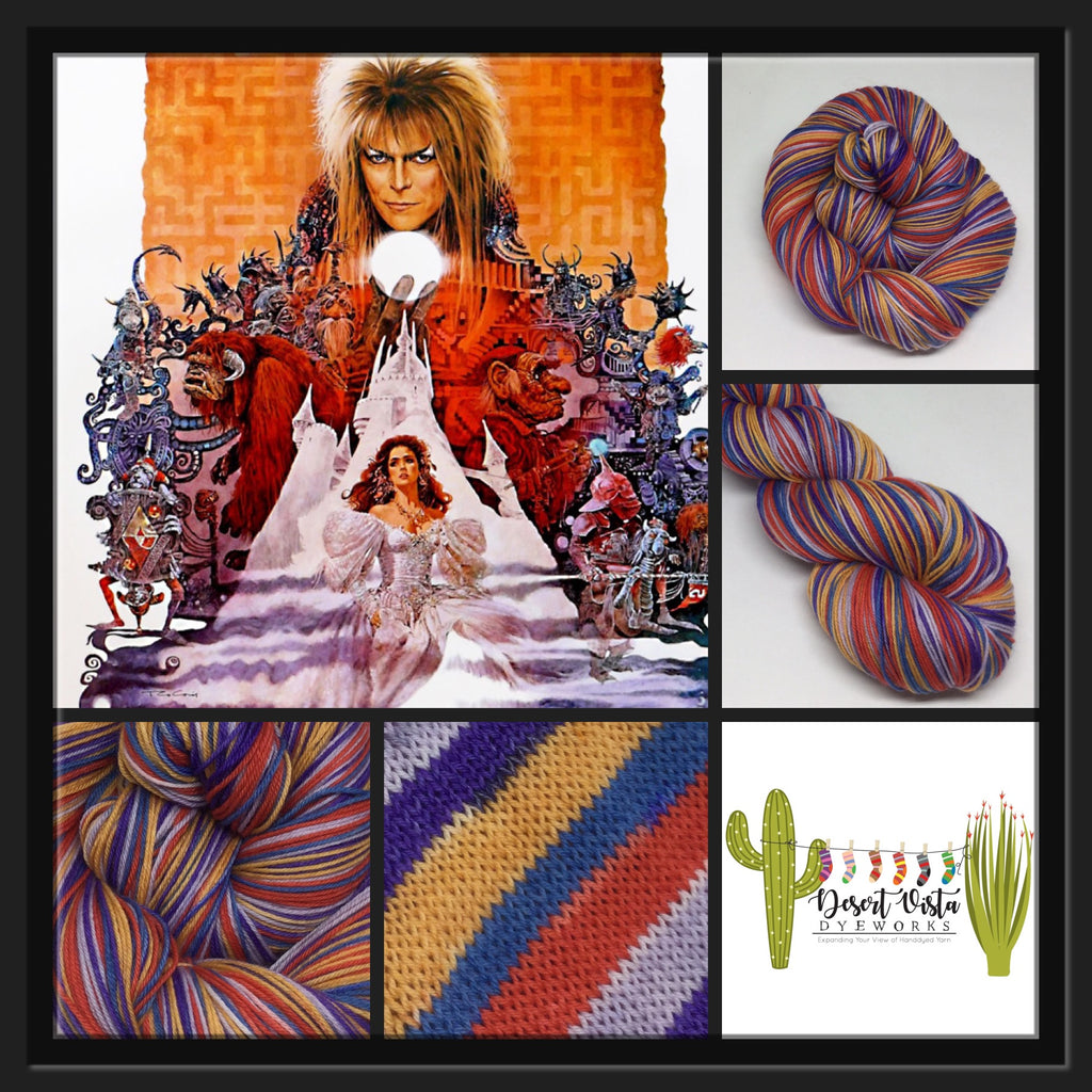 Labyrinth Five Stripe Self Striping Sock Yarn