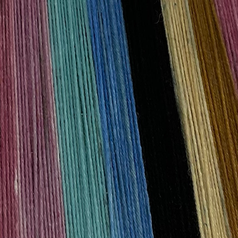 Lilac Breasted Roller Seven Stripe Self Striping Yarn