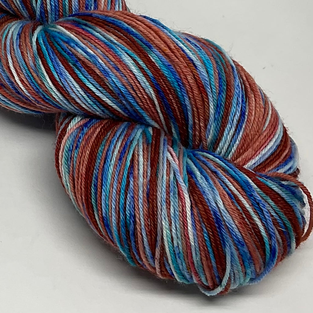 Speckled Sussex Four Stripe Self Striping Yarn
