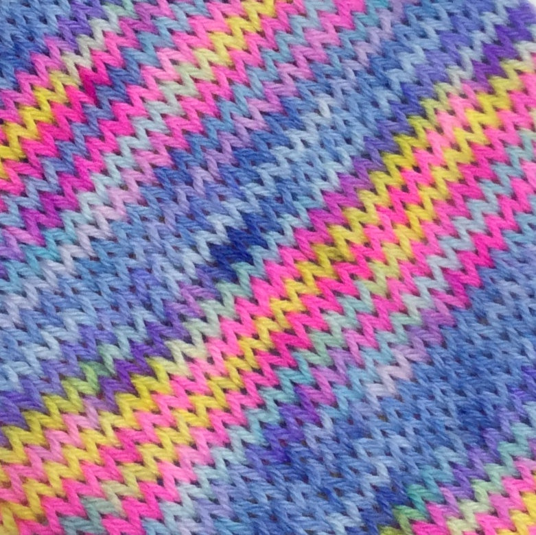 Neon Cotton Candy Variegated Yarn