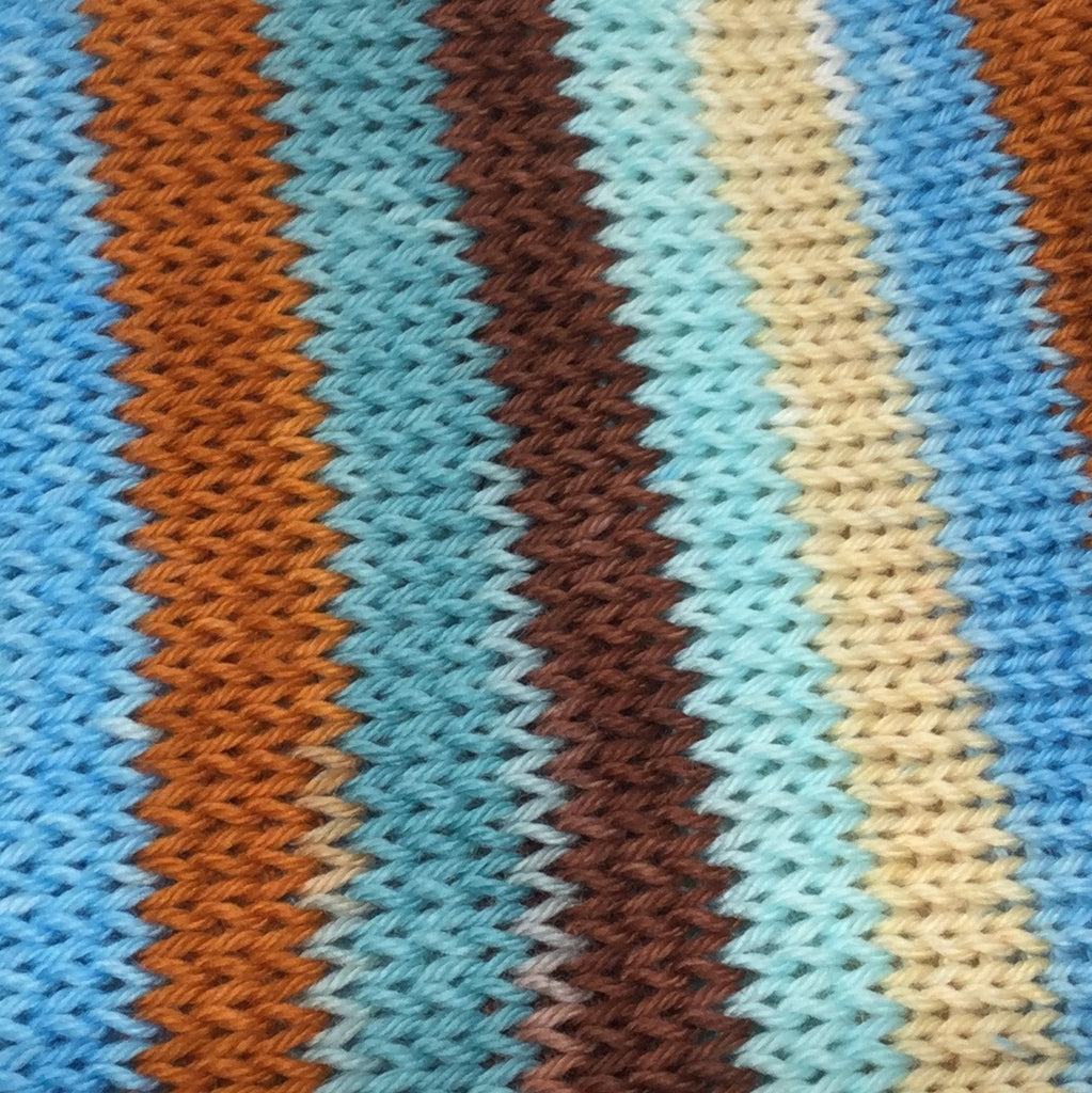 Sea Turtle Six Stripe Self Striping Yarn