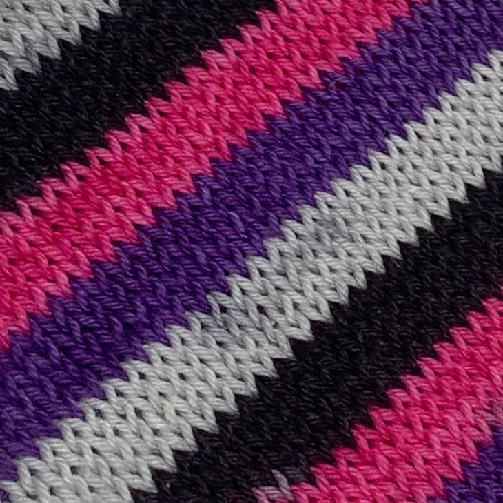 Grease! Four Stripe Self Striping Sock Yarn