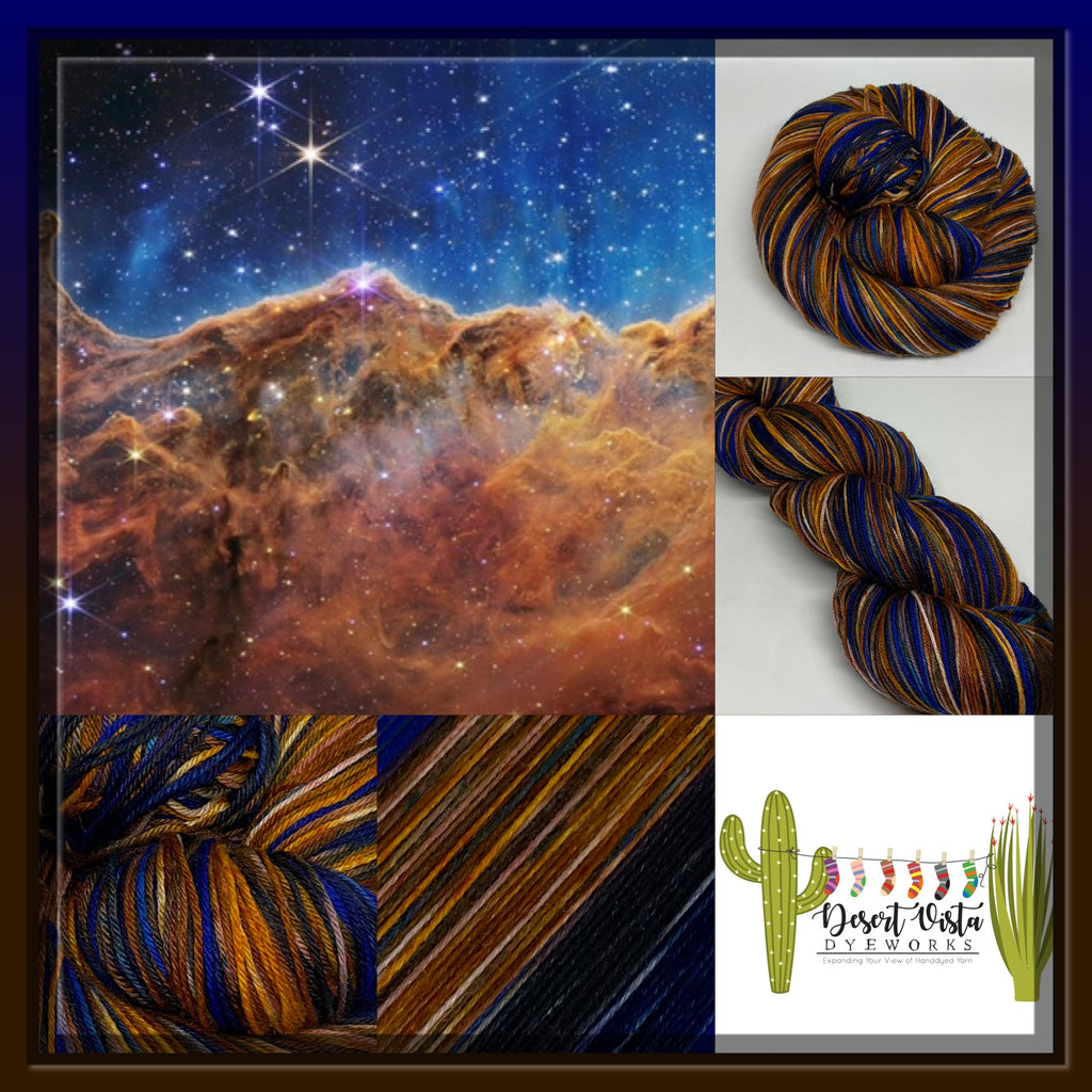 Carina Nebula Four Stripe Self Striping Yarn