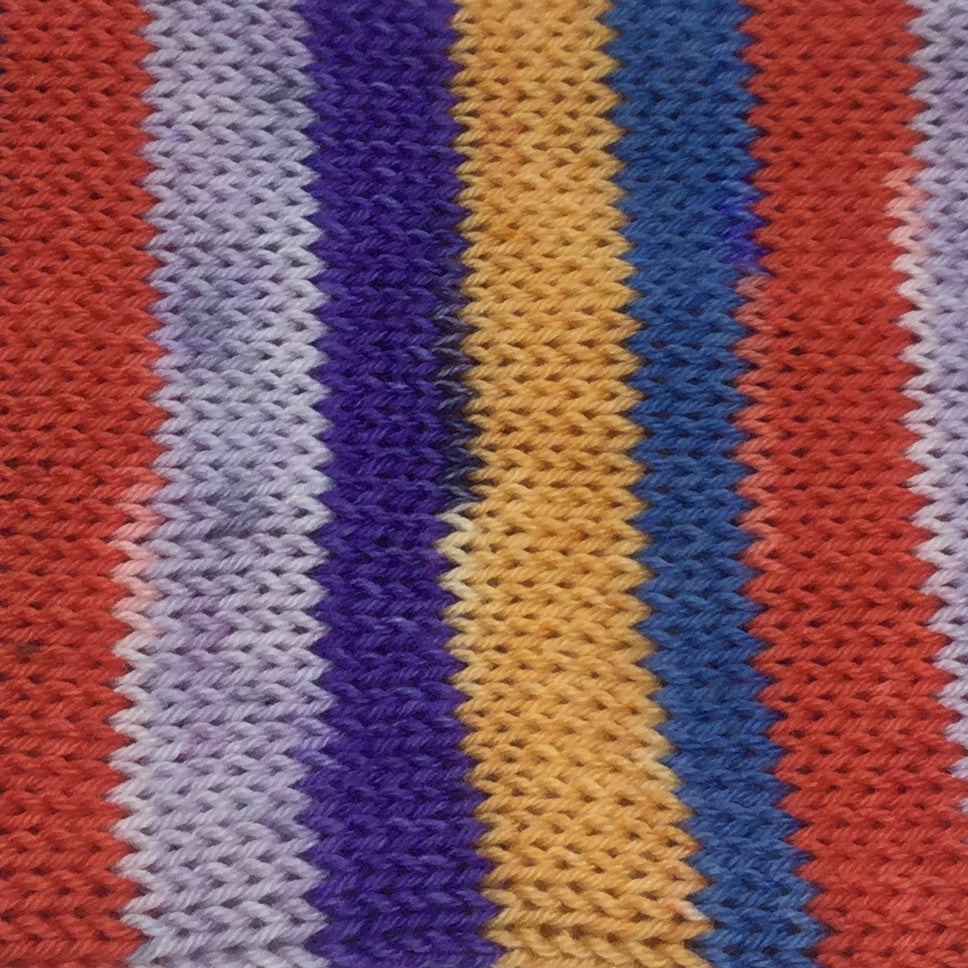 Labyrinth Five Stripe Self Striping Sock Yarn