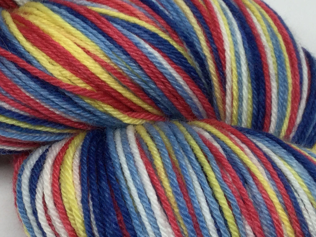 African Queen Five Stripe Self Striping Yarn