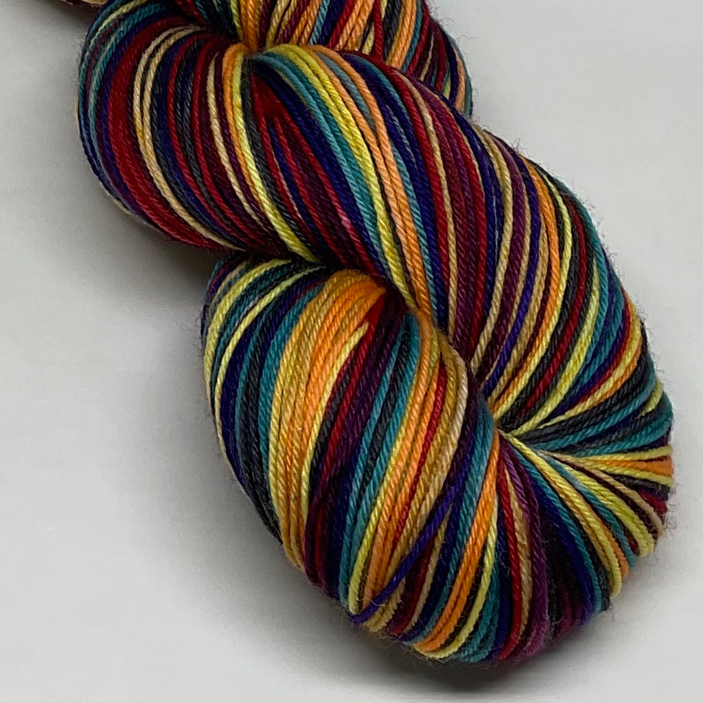 Stained Glass Eight Stripe Self Striping Yarn