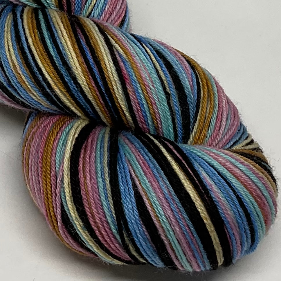 Lilac Breasted Roller Seven Stripe Self Striping Yarn