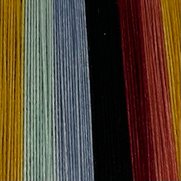 Buddhist Astrology Six Stripe Self Striping Sock Yarn