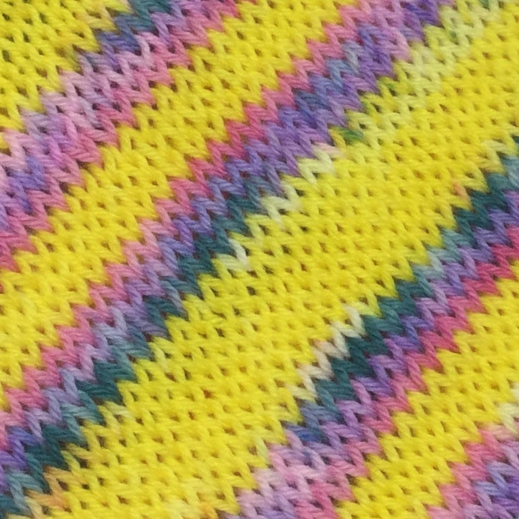 Calm Down Four Stripe Self Striping Yarn