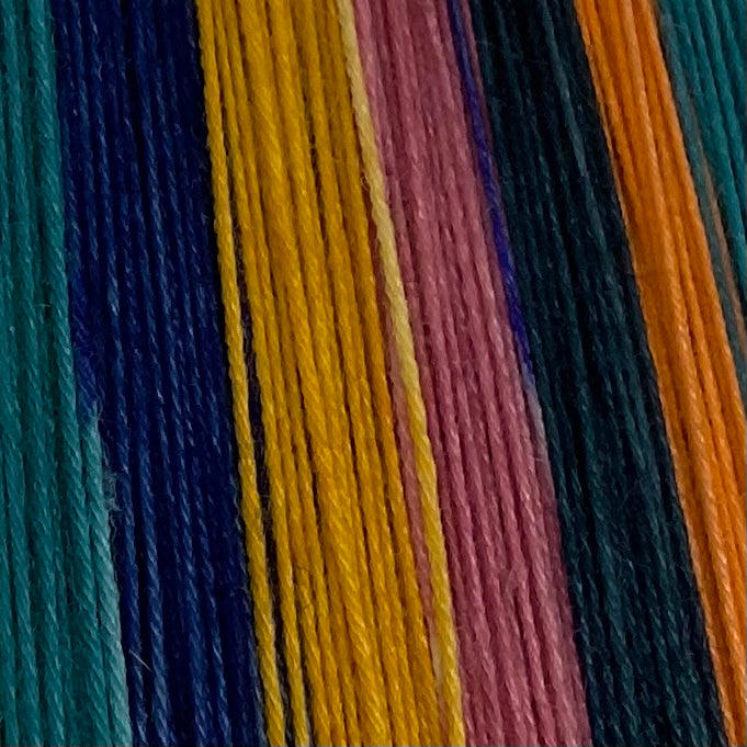 Block Party Six Stripe Self Striping Yarn