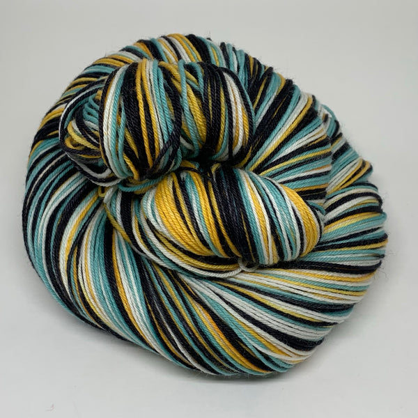 The Loneliest Road Four Stripe Self Striping Yarn