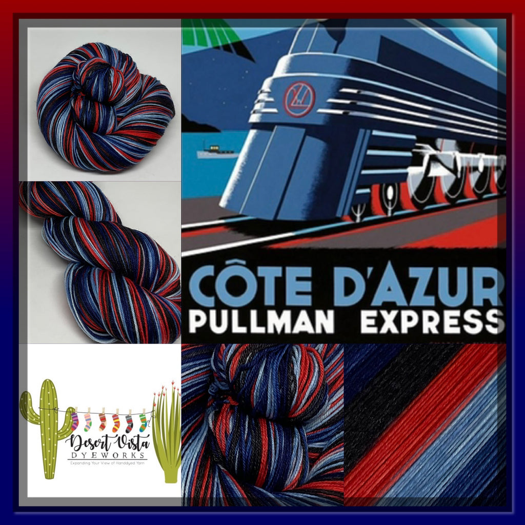 Cote D’Azur Five Stripe Self Striping Yarn