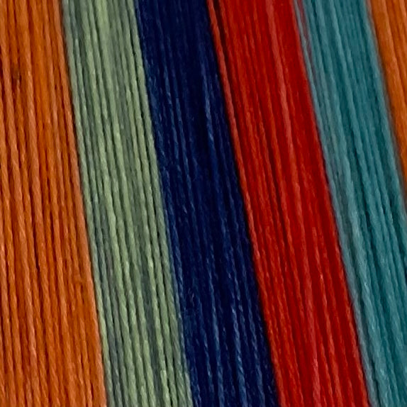 Red Poppy Five Stripe Self Striping Yarn