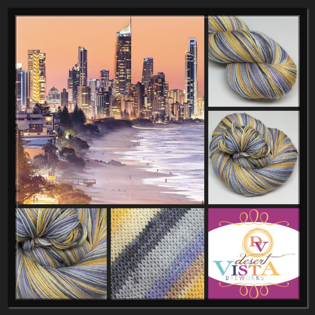 Gold Coast Six Stripe Self Striping Yarn