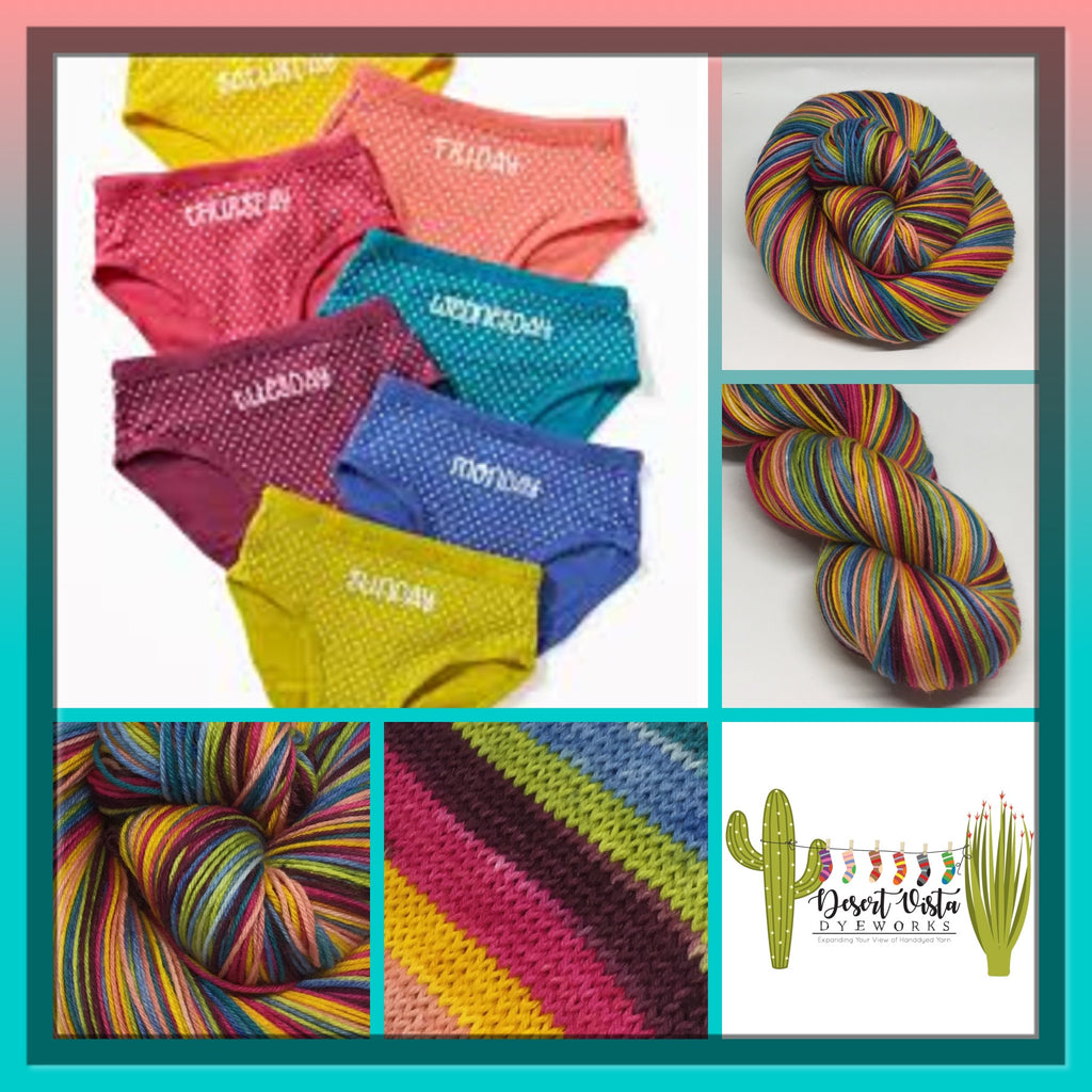 Underwear Day Seven Stripe Self Striping Yarn