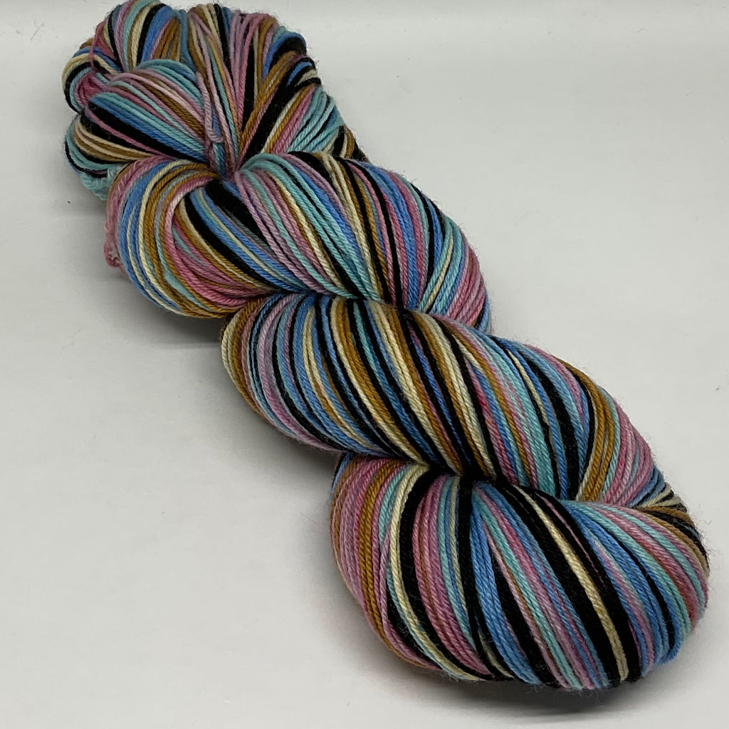 Lilac Breasted Roller Seven Stripe Self Striping Yarn