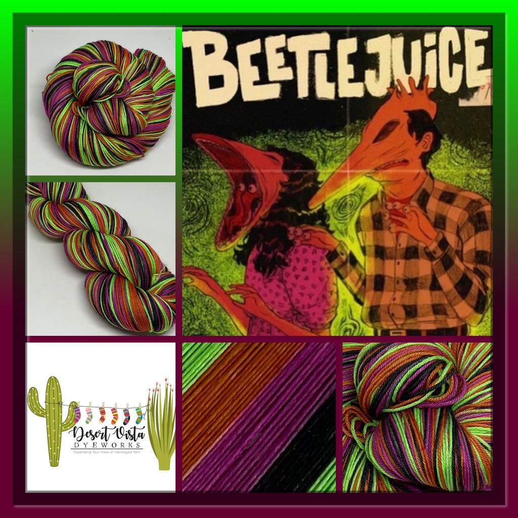 Beetlejuice Four Stripe Self Striping Yarn
