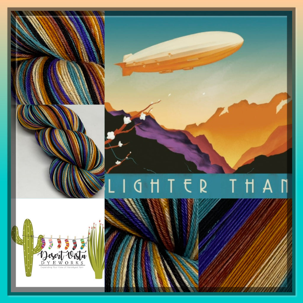 Lighter Than Air Six Stripe Self Striping Yarn