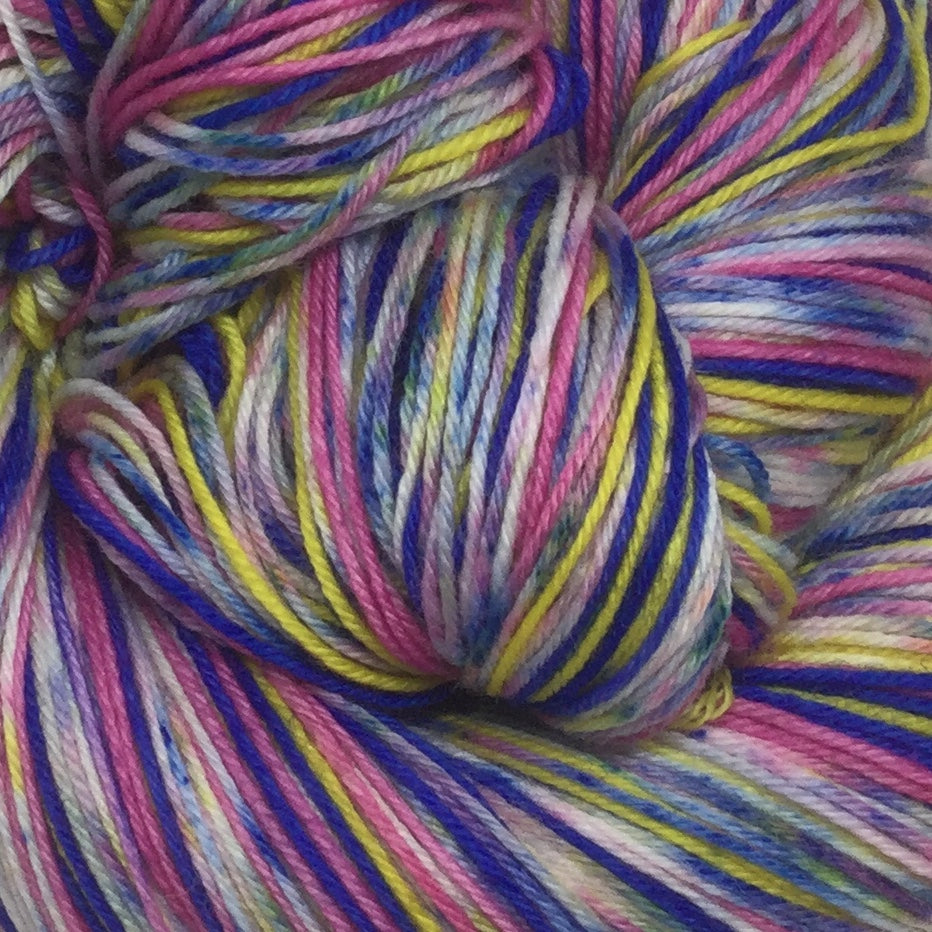 Let’s Get Physical! Four Stripe Self Striping Yarn
