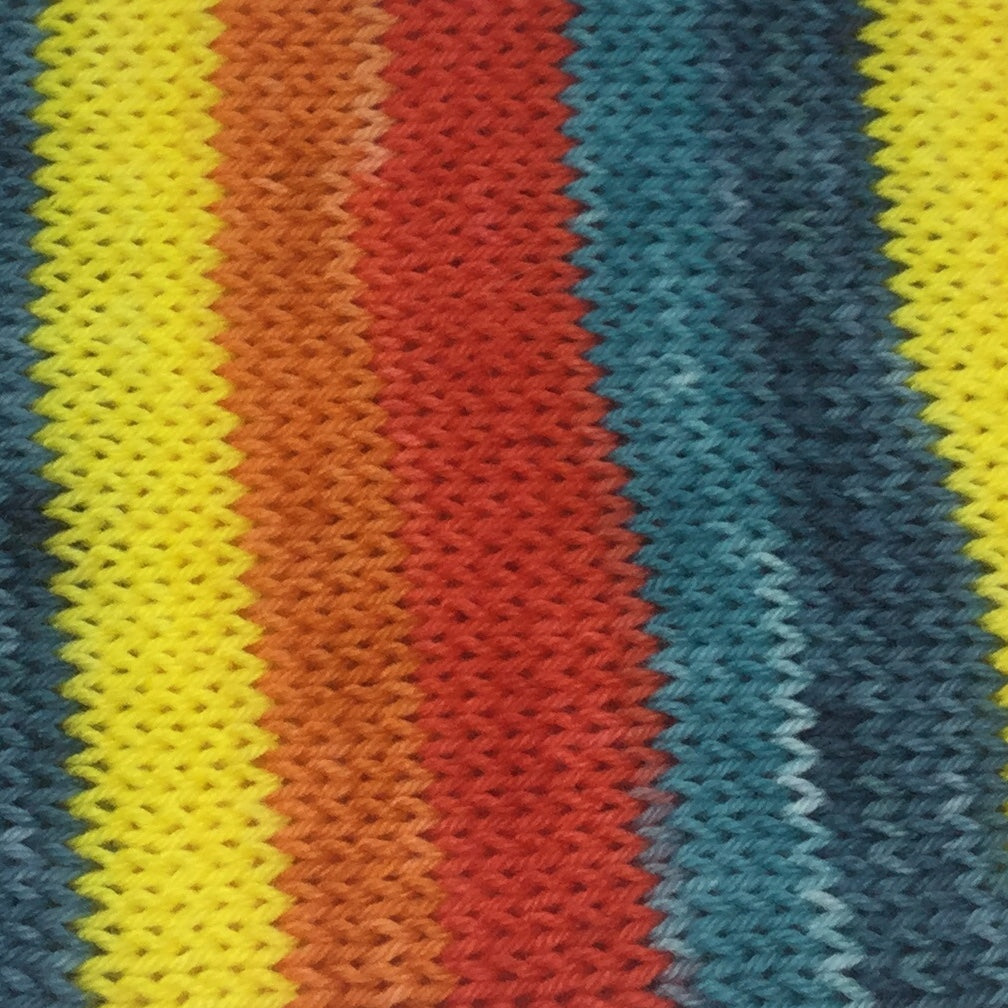 Celebration Day Five Stripe Self Striping Yarn