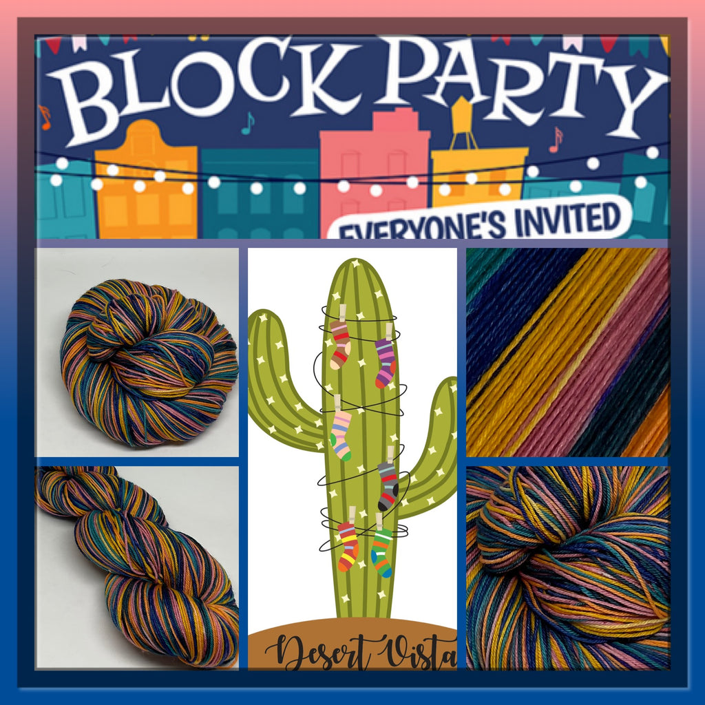 Block Party Six Stripe Self Striping Yarn