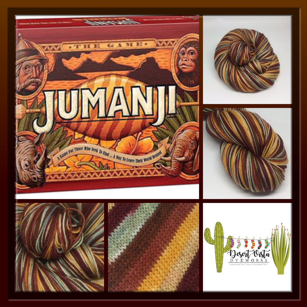 Jumanji Six Stripe Self Striping Yarn