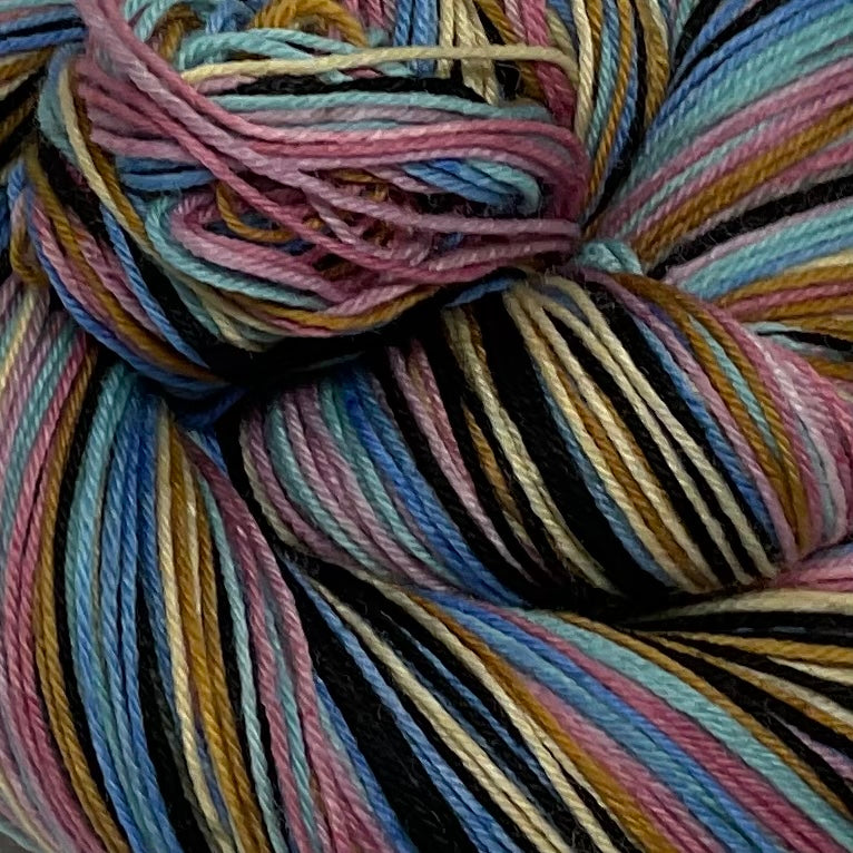Lilac Breasted Roller Seven Stripe Self Striping Yarn