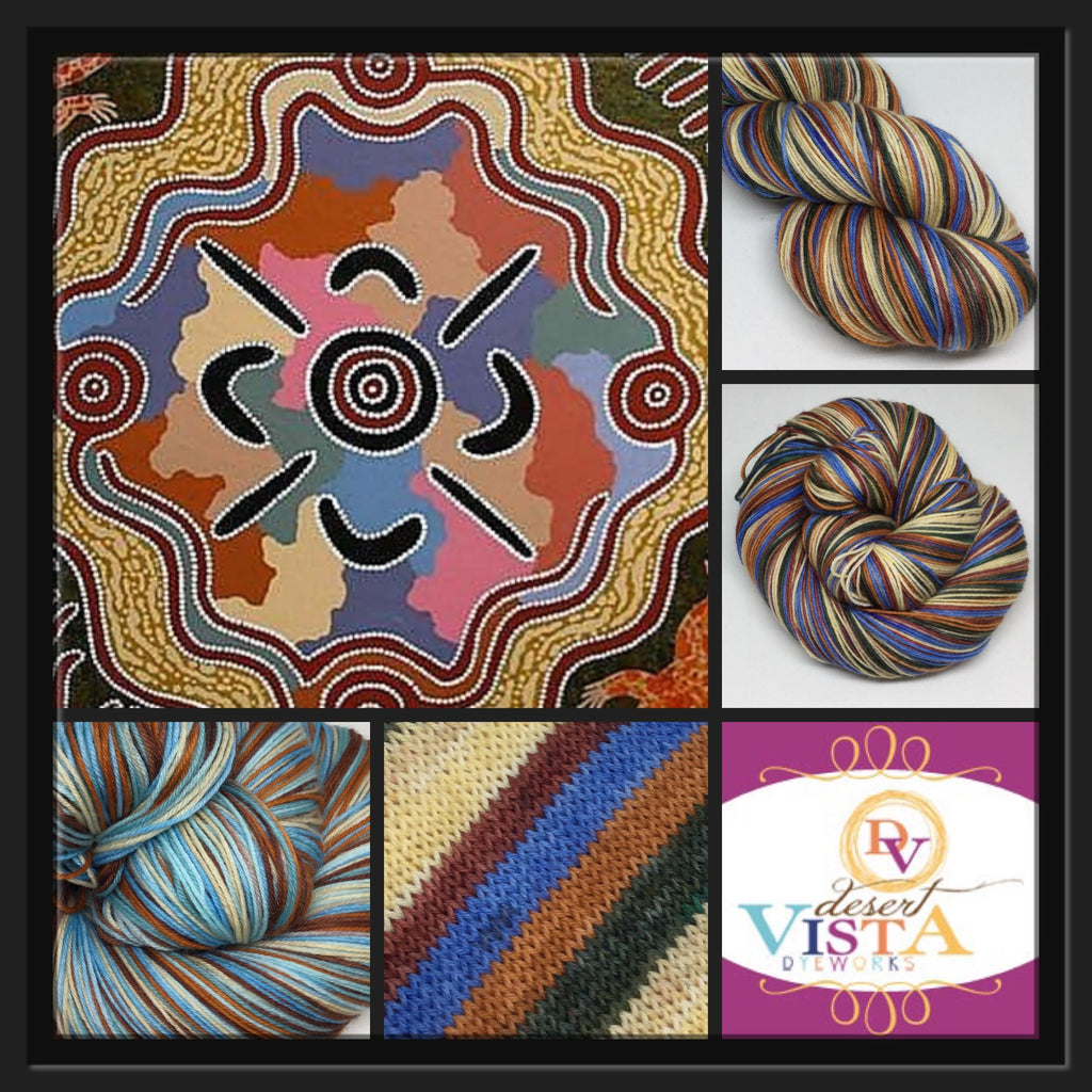 Tjakamarra Six Stripe Self Striping Yarn